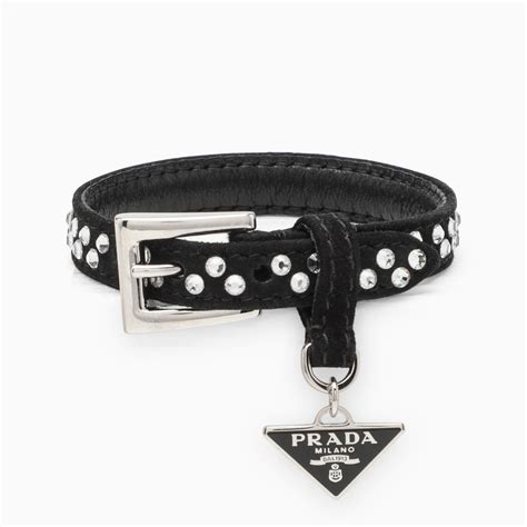 bracciale pelle prada|Bracciali Prada in Pelle Nero .